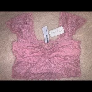 Forever 21 lingerie collection lace crop top
